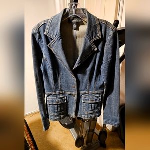 INC Jean blazer jacket